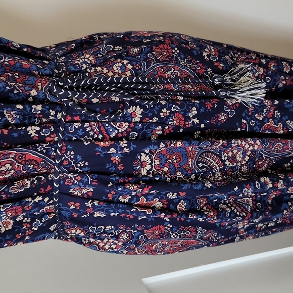 🎉HP🎉NWT Lucky Brand Paisley knit halter spaghetti string midi/maxi dress S - Picture 5 of 5